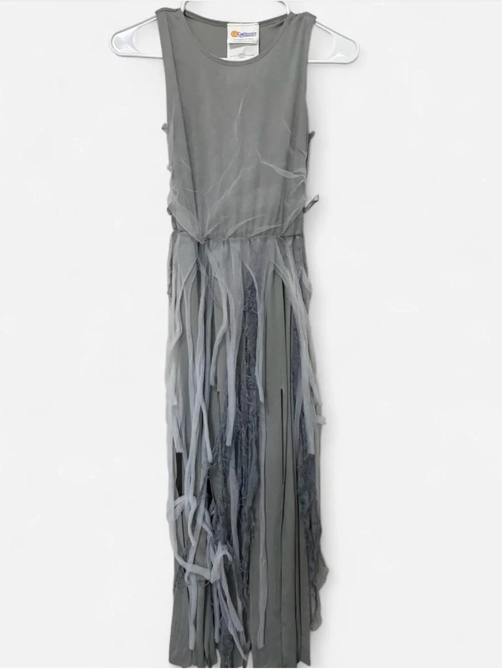 Haunted Beauty Kids Halloween Costume -  Ghost Dress with Hood and chain